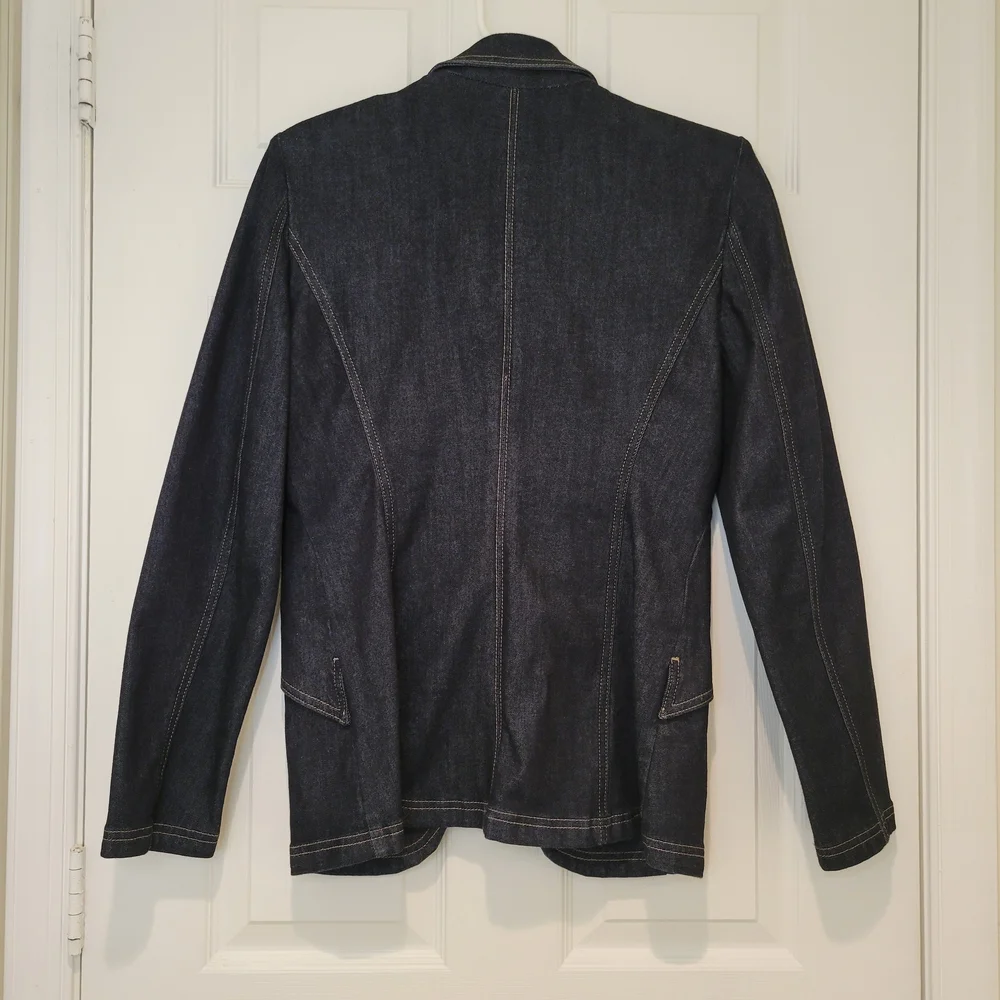White House Black Market Dark Denim Blazer